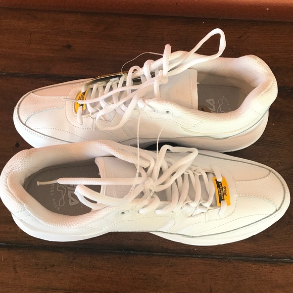 FILA Men’s 12 Memory White Workshift Non Skid Slip Resistant Work Shoes NWT - Picture 11 of 16